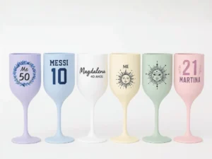 copas de colores sublimables