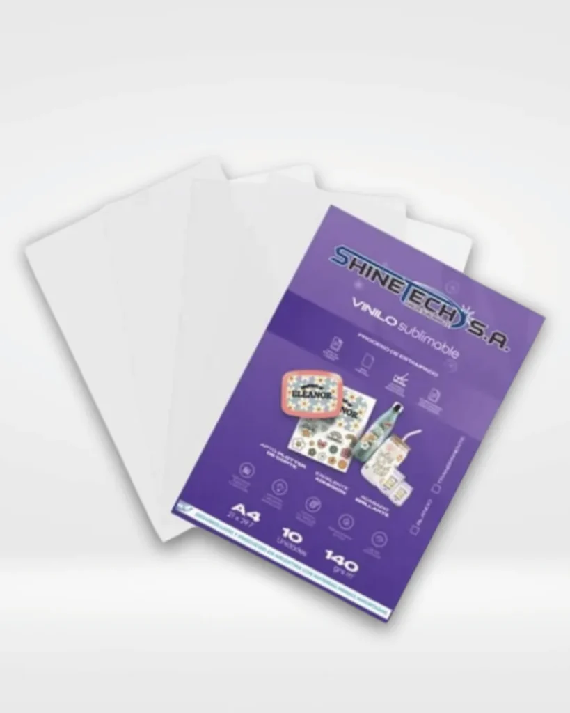 vinilo sublimable sticker a4