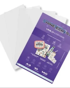 Dna Vinilo Sublimable Autoadhesivo Transparente Shinetech A4 por unidad