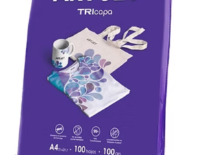 hojas para sublimar art jet tricapa 100hjs a4